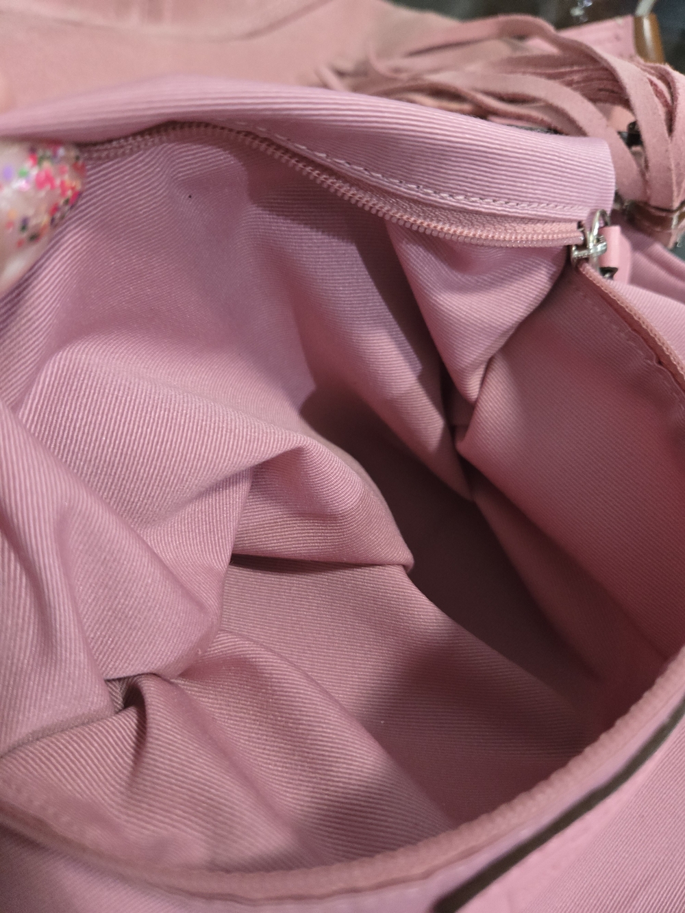 Vintage Y2K Coach Pink Suede Soho Hobo Shoulder Bag - Picture 12 of 17